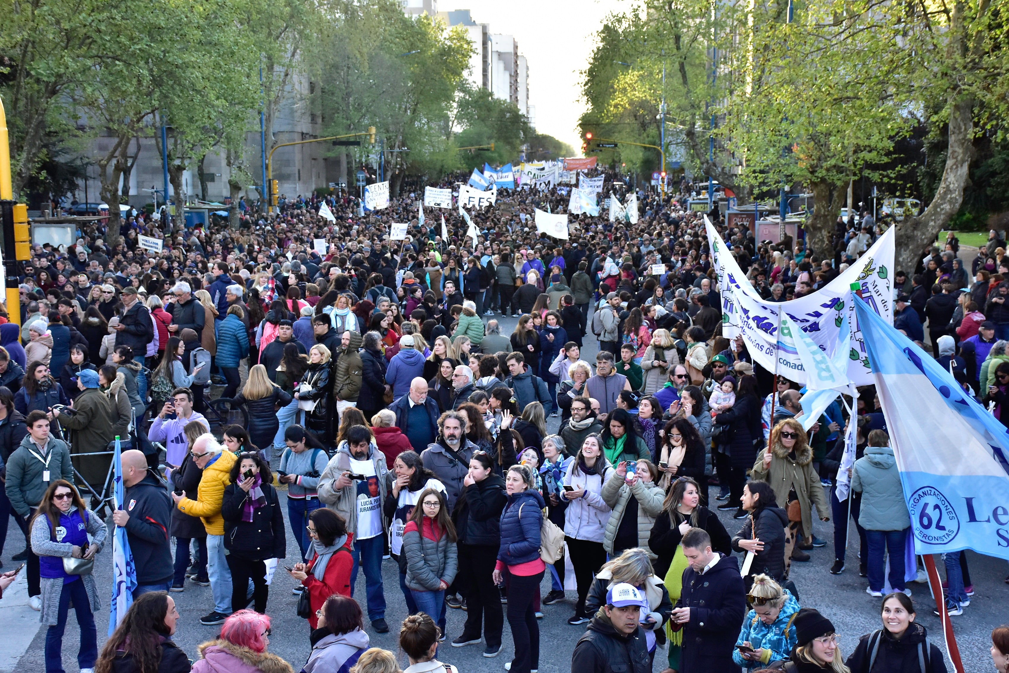 marcha universitaria ﻿Mar del Plata