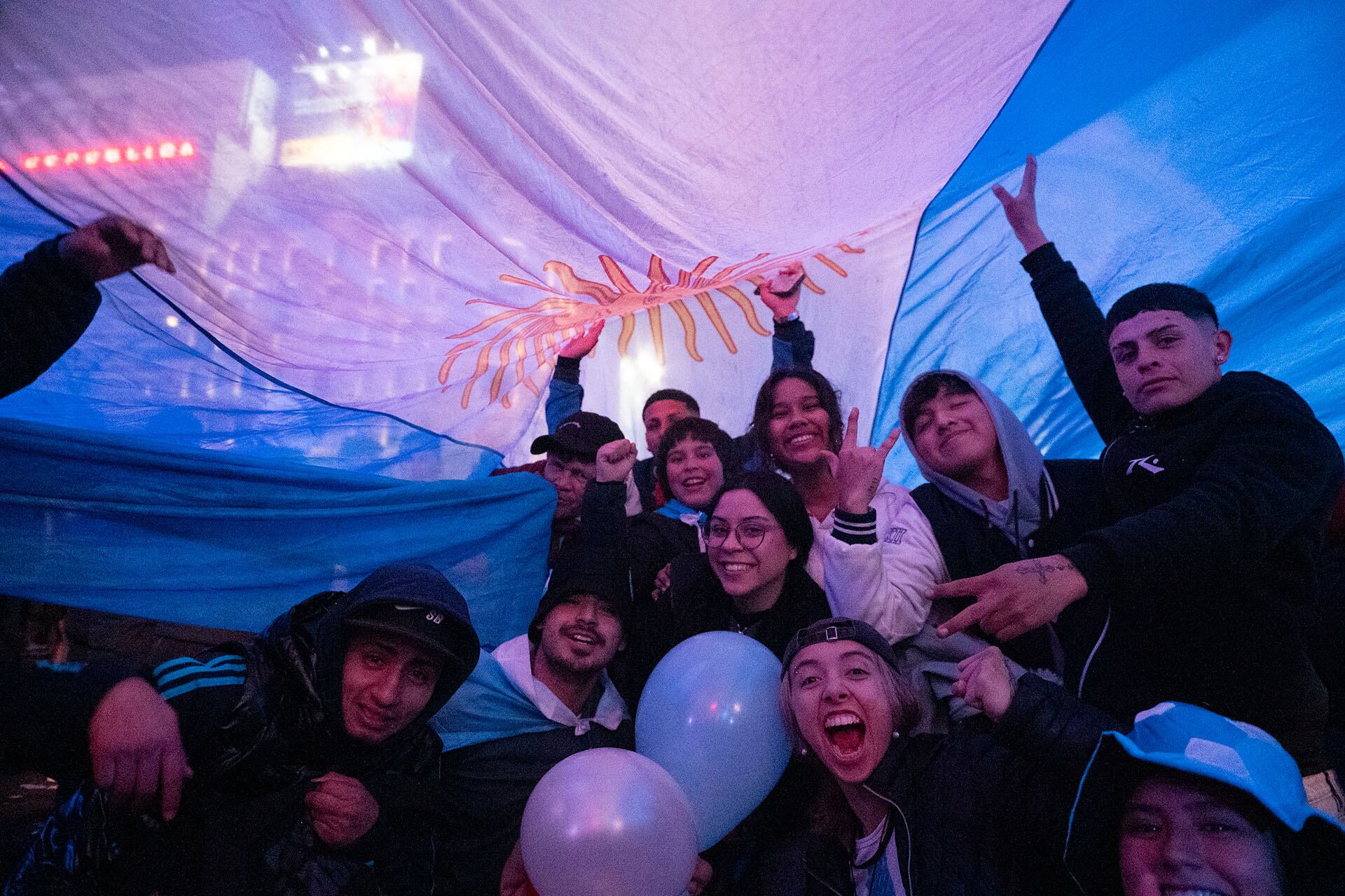 Copa América 2024 - Argentina Colombia - Festejos en el Obelisco