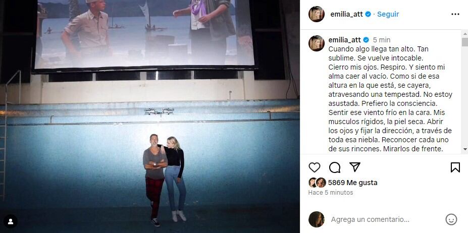 Emilia Attias rompió el silencio tras la escandolosa separación con el Turco Naim (Instagram)