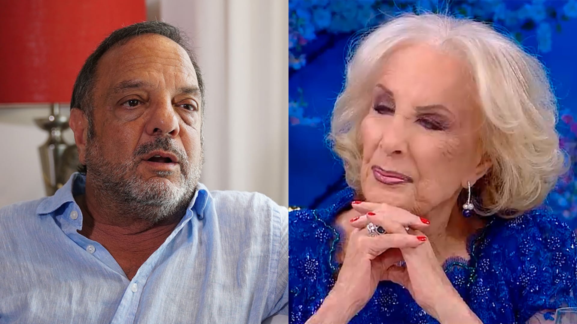 El reproche de Baby Etchecopar a Mirtha Legrand por faltar a su casamiento: “Me fallaste”