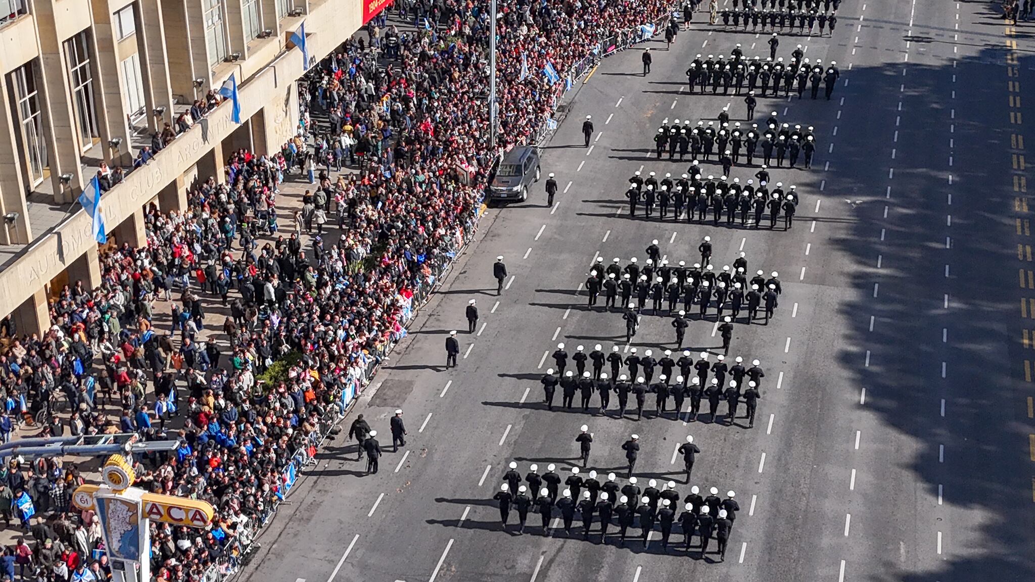 Desfile militar por el 9 de Julio - Drone