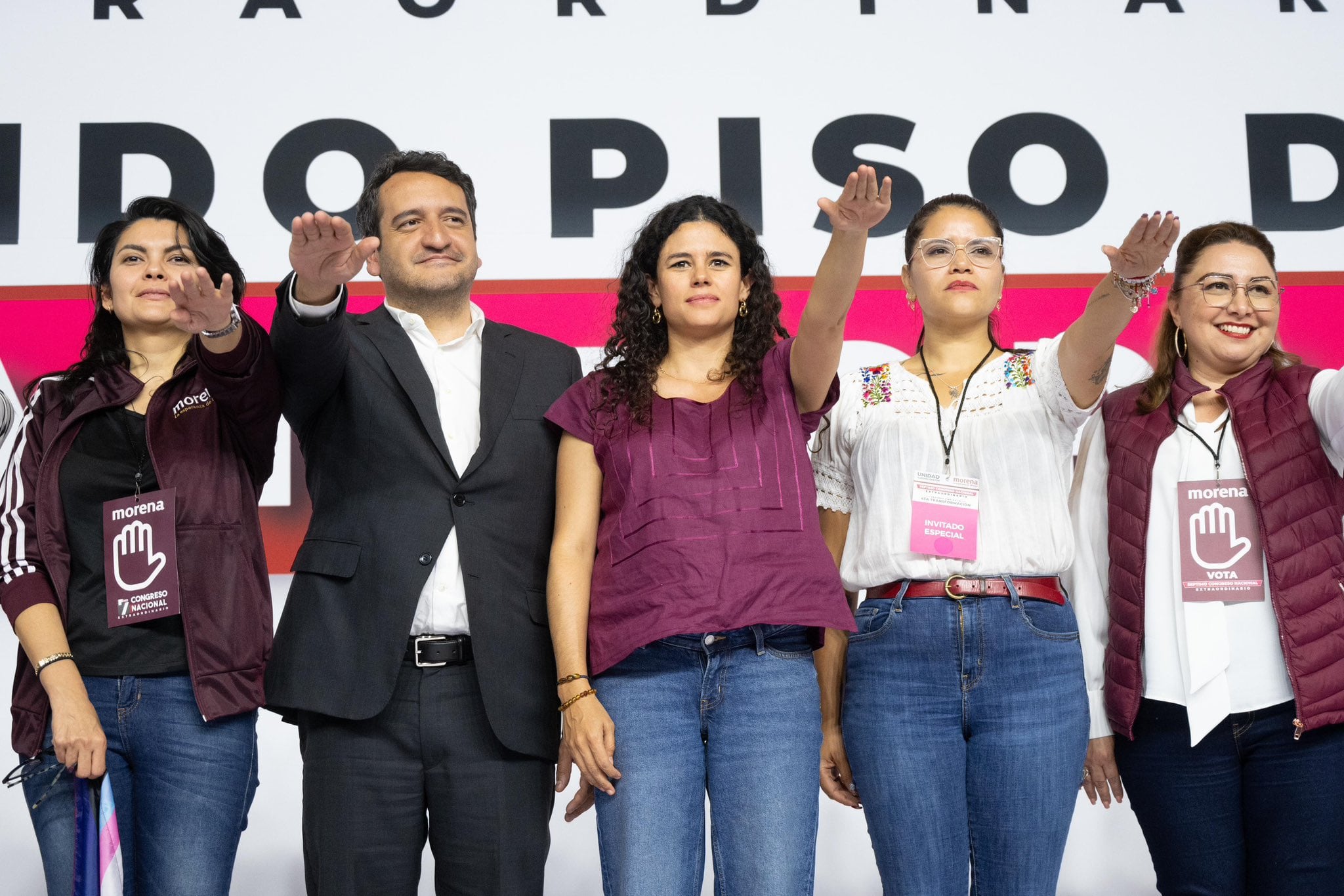 Así fue el primer mensaje de Luisa Alcalde tras ser elegida como presidenta de Morena: “seremos el mejor partido del mundo”