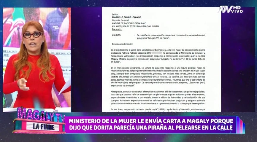 (Captura: Magaly TV La Firme)