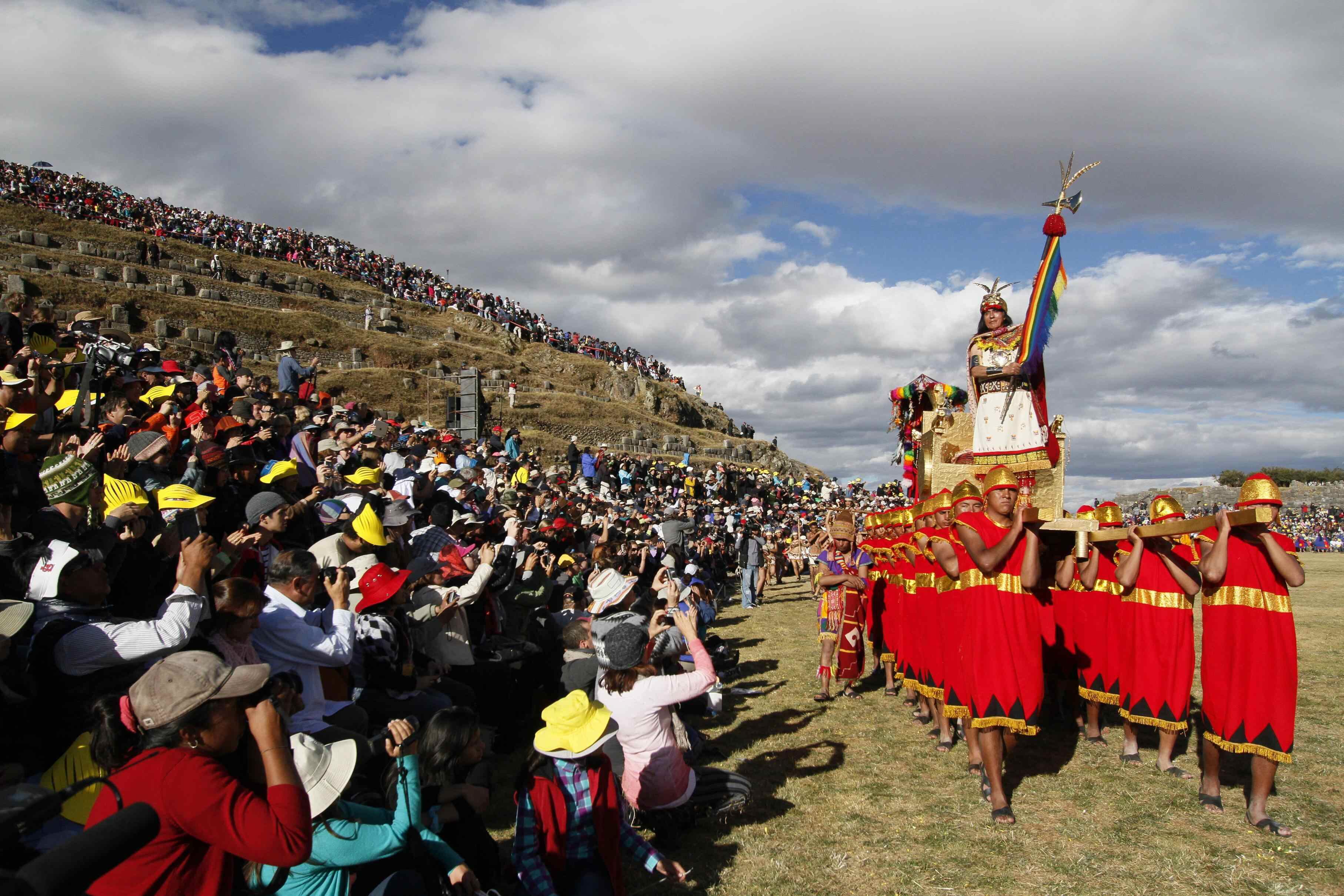 Fotografía de archivo de la fiesta del Inti Raymi. (EFE/Andina)