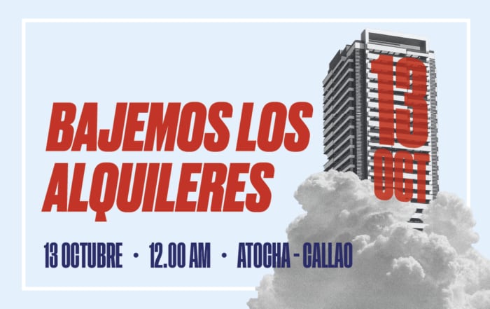 Manifestación por los precios de los alquileres en Madrid este 13 de octubre: horario y recorrido