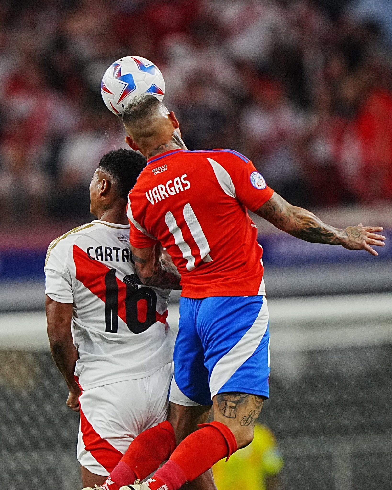 Peru y Chile se enfrentaron por la primera fecha en la Copa América 2024. (La Bicolor)