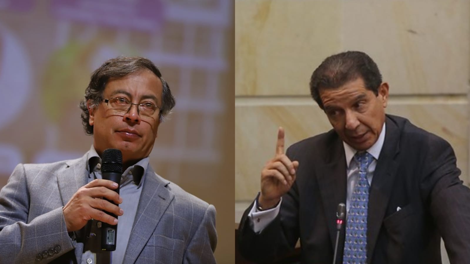 Gustavo Petro y José Felix Lafaurie