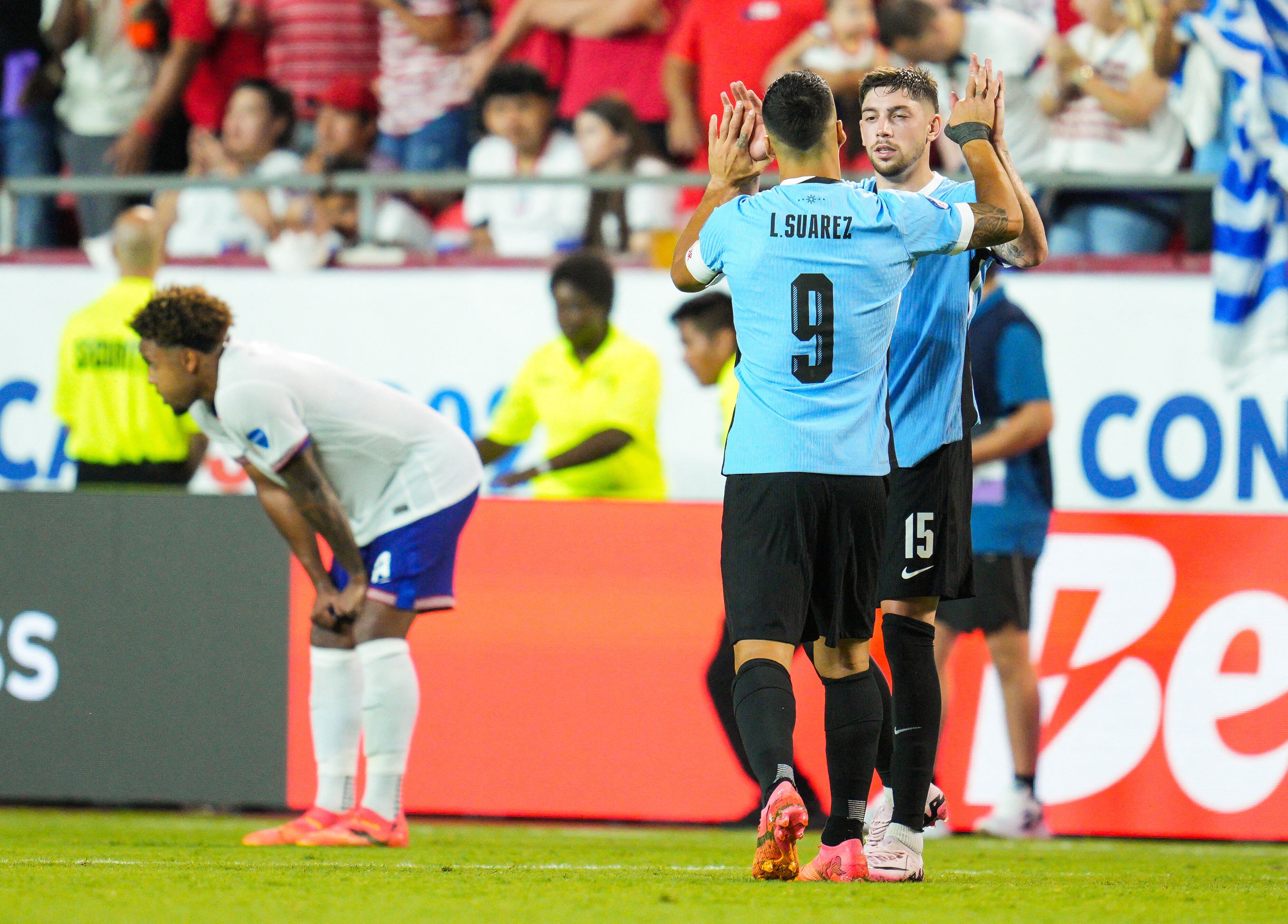 Federico Valverde respaldo a Luis Suárez. Crédito: Agencias