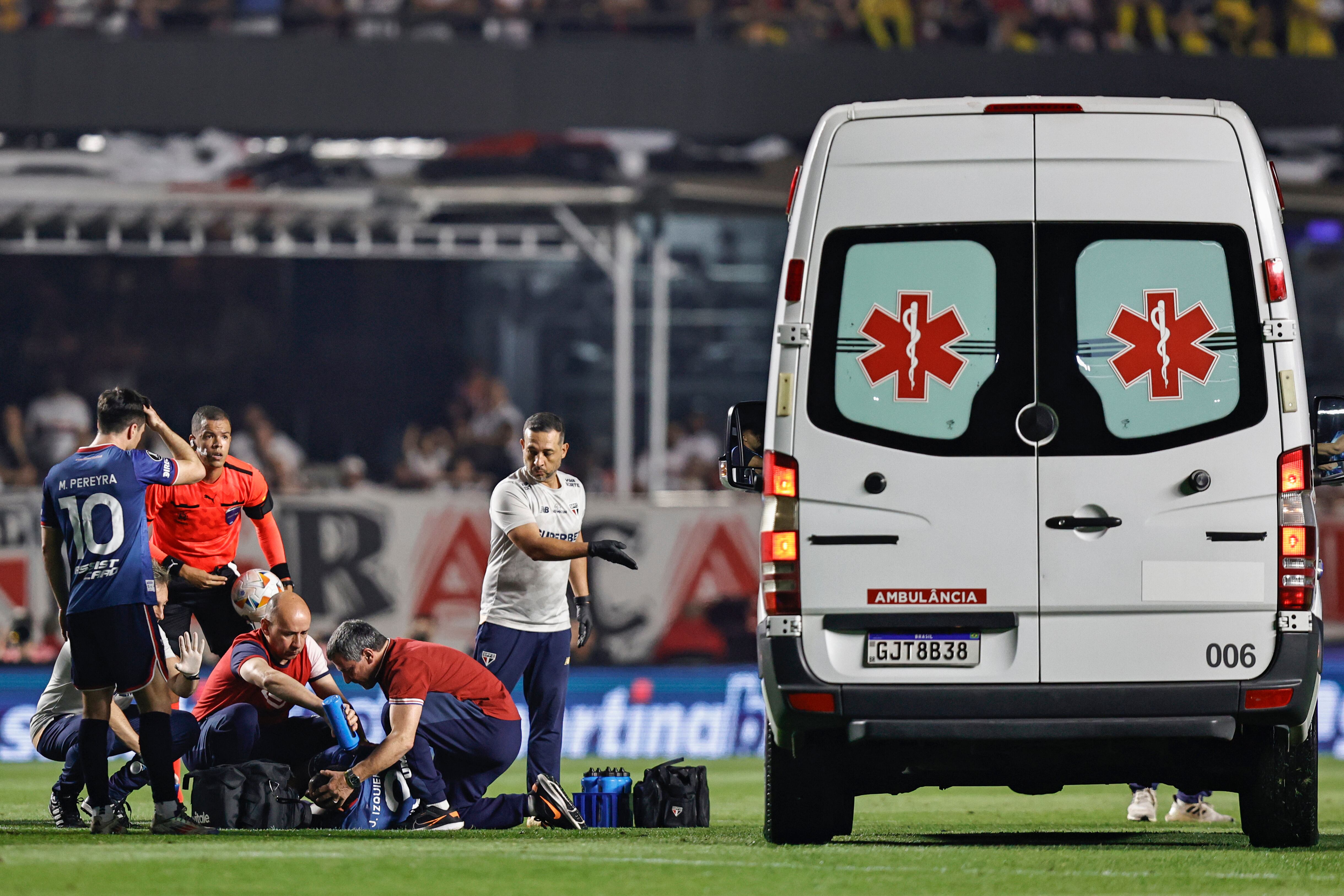 El jugador uruguayo está hospitalizado por una arritmia cardíaca. A los 17 años también había sufrido otra arritmia ( EFE/ Isaac Fontana) 