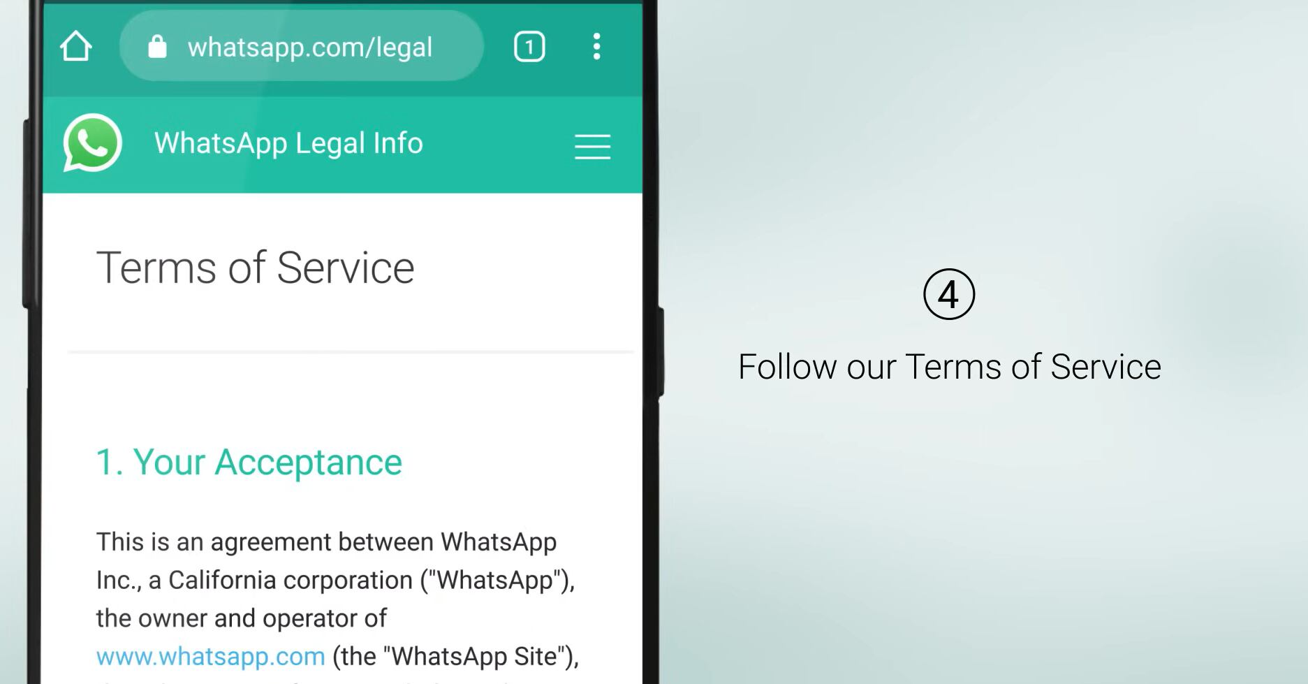 Es clave seguir los términos de uso de WhatsApp para evitar suspensiones. (WhatsApp)