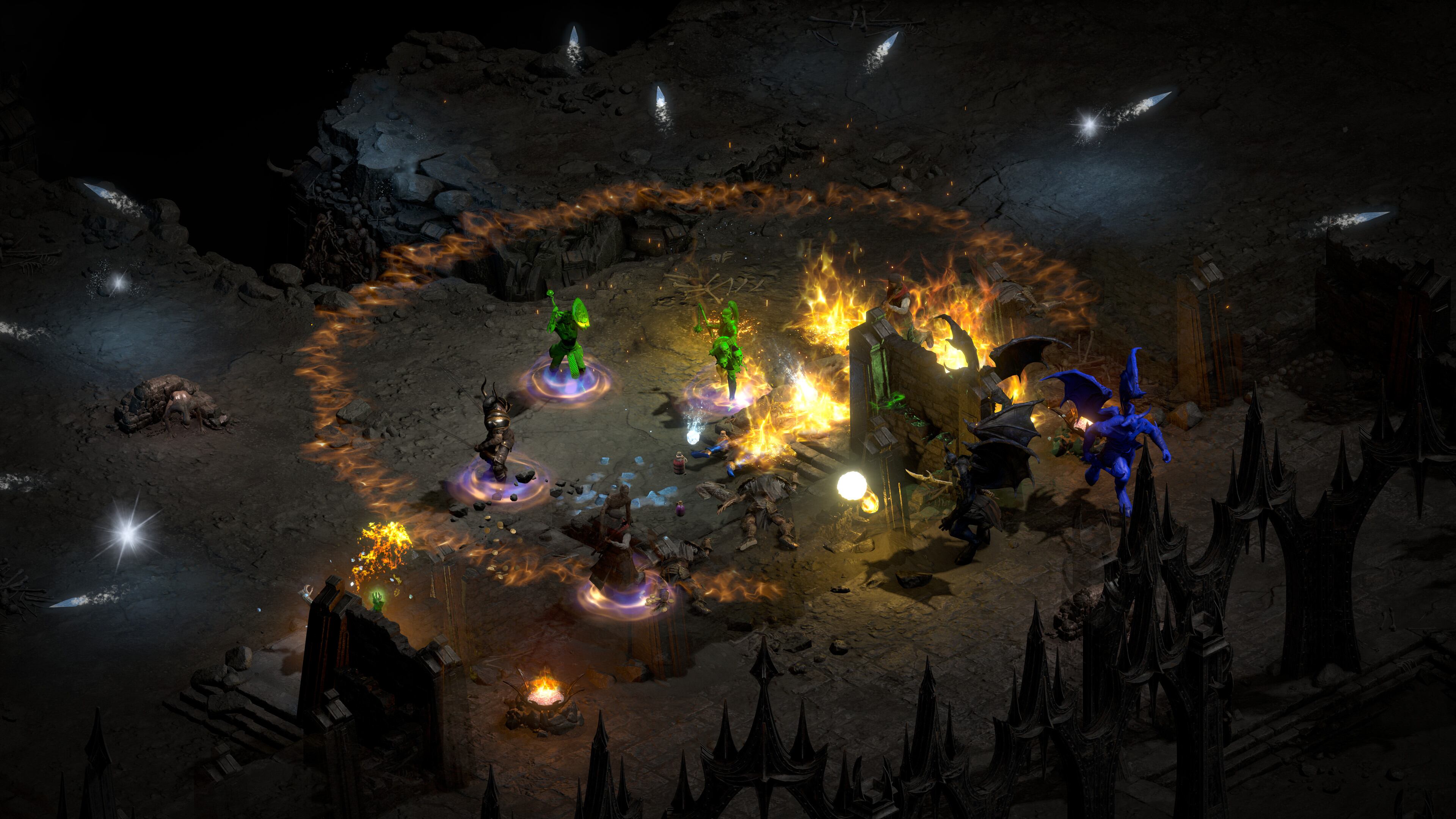 Diablo II: Resurrected, de Blizzard.