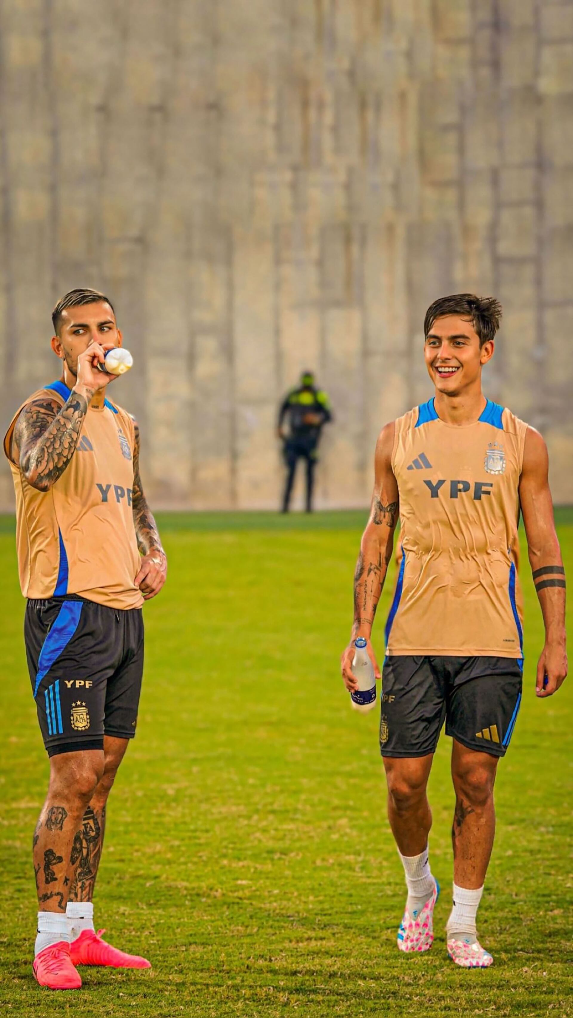 Entrenamiento de la selección argentina