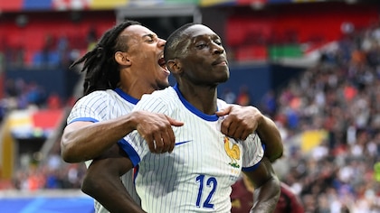 Con un gol sobre el final, Francia venció a Bélgica y clasificó a los cuartos de final de la Eurocopa