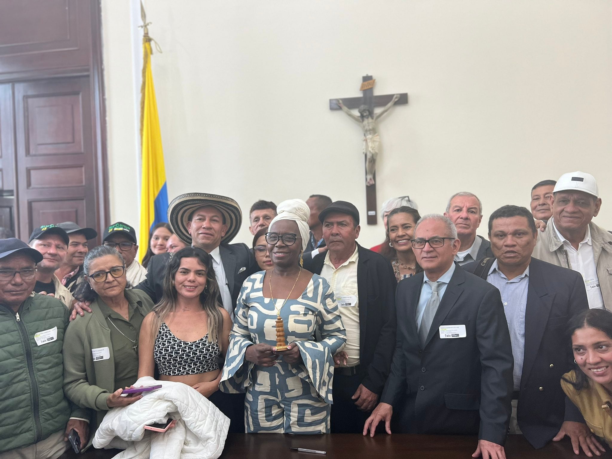 La Comisión Primera de la Cámara de Representantes aprobó el proyecto de ley de creación de Sur Caribe propuesto por la ponente Cha Dorina Hernández - crédito @chadorinah/X