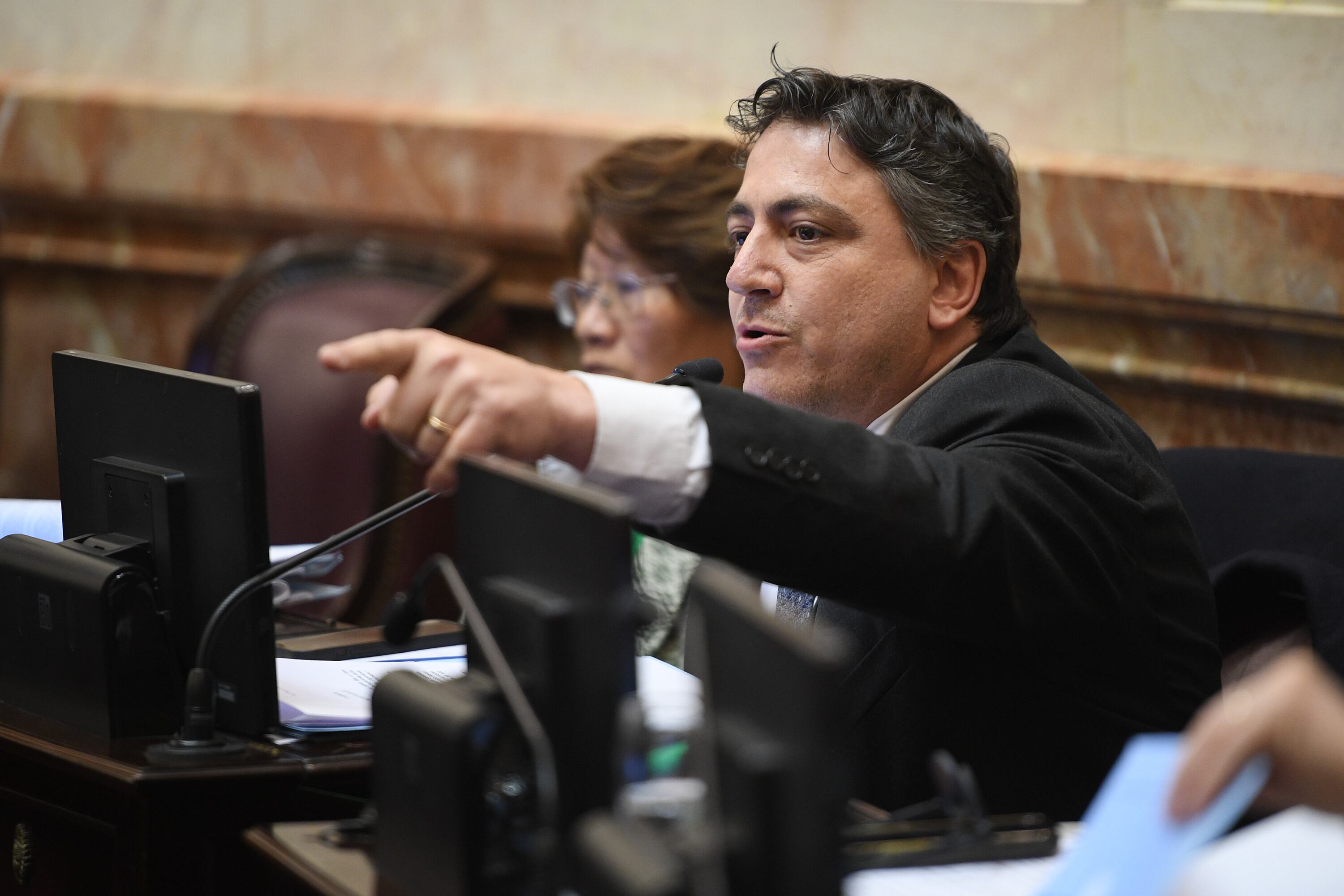 Sesion en el Senado de la Nacion, en Buenos Aires; Argentina, el 22 de Agosto de 2024.