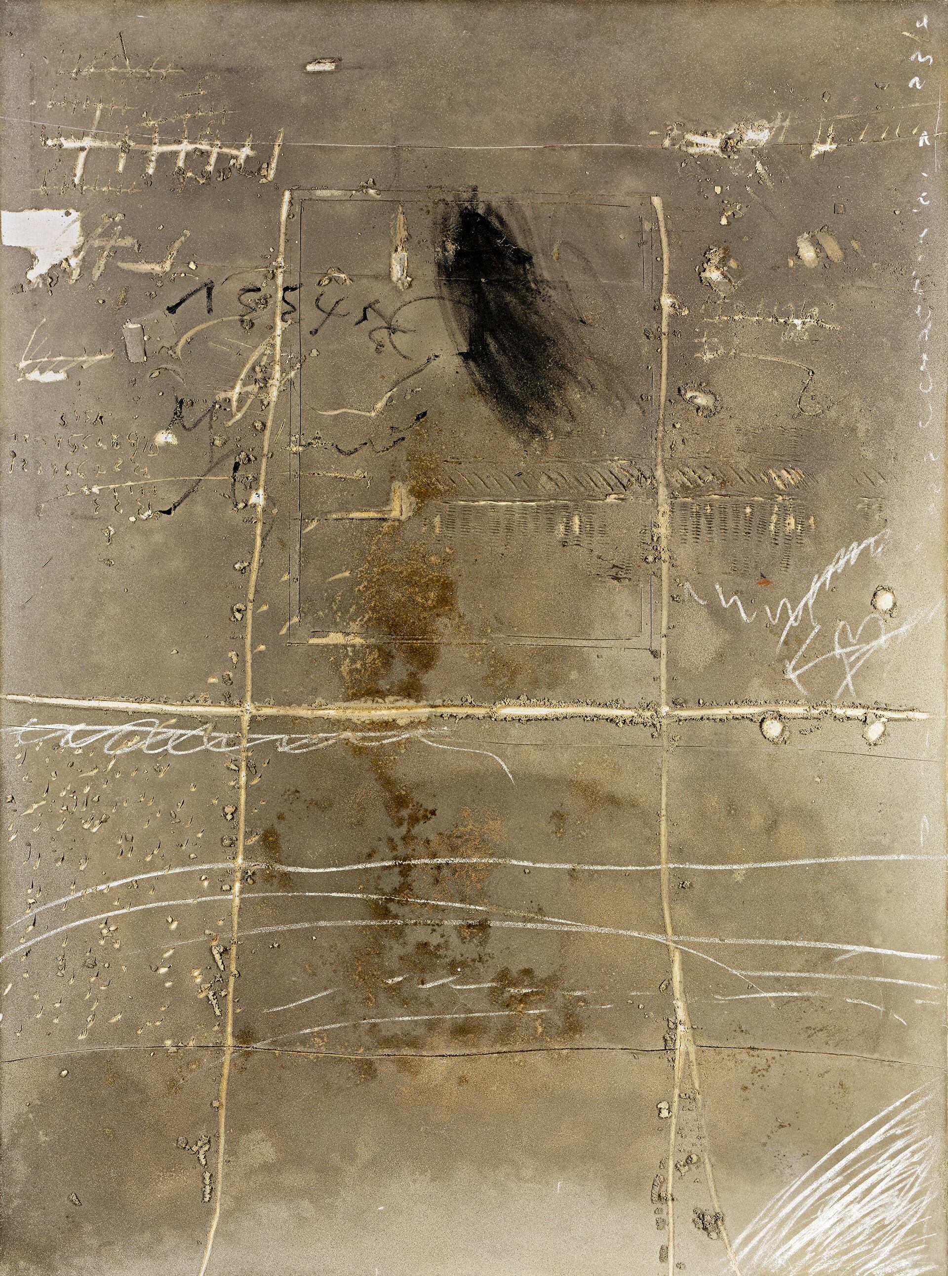 7 - Antoni Tàpies - Escriptures sobre el mur, 1971