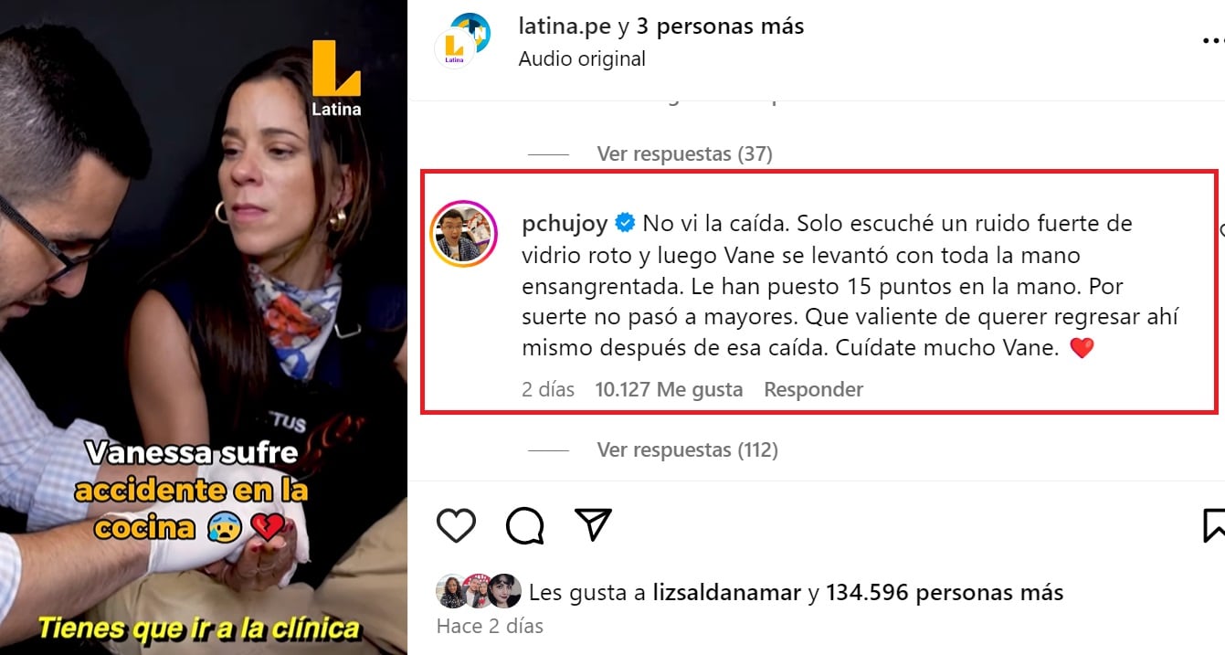 Phillip Chu Joy revela que le hicieron 15 punto a Vanessa Terkes. IG