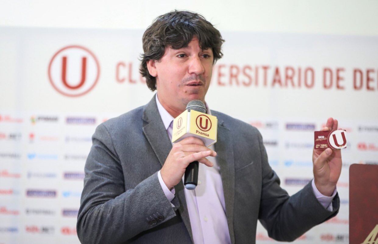 Jean Ferrari es administrador de Universitario en su Centenario.