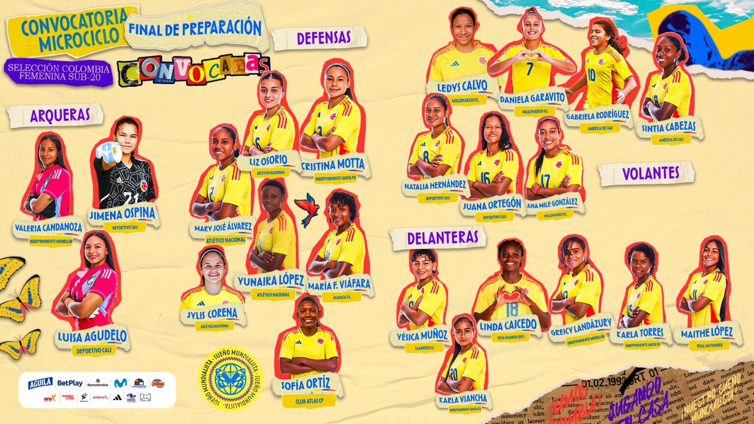 Selección Colombia femenina sub-20