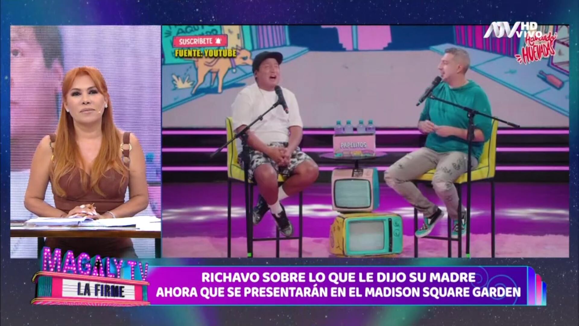 Ricardo Mendoza recuerda palabras de su madre sobre show en Nueva York.