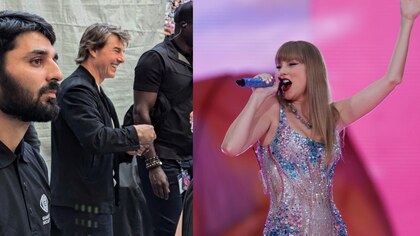 Tom Cruise sorprendió al asistir al concierto de Taylor Swift en Londres