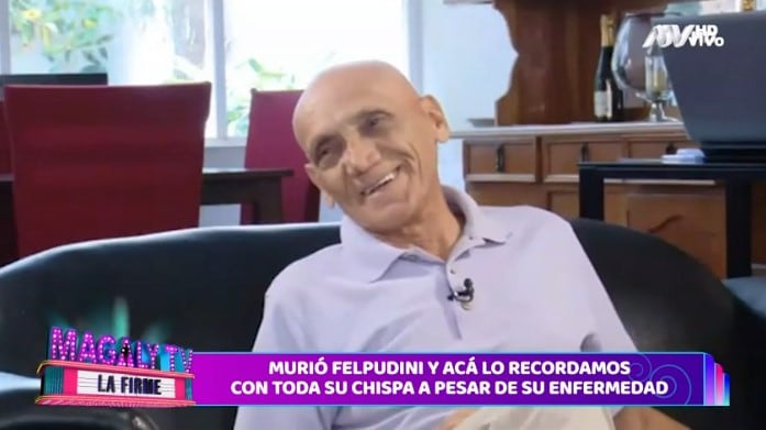 Falleció Felpudini: La última entrevista de Rodolfo Carrión: “La muerte me saluda, pero sigo riendo”. (Captura: Magaly TV La Firme)