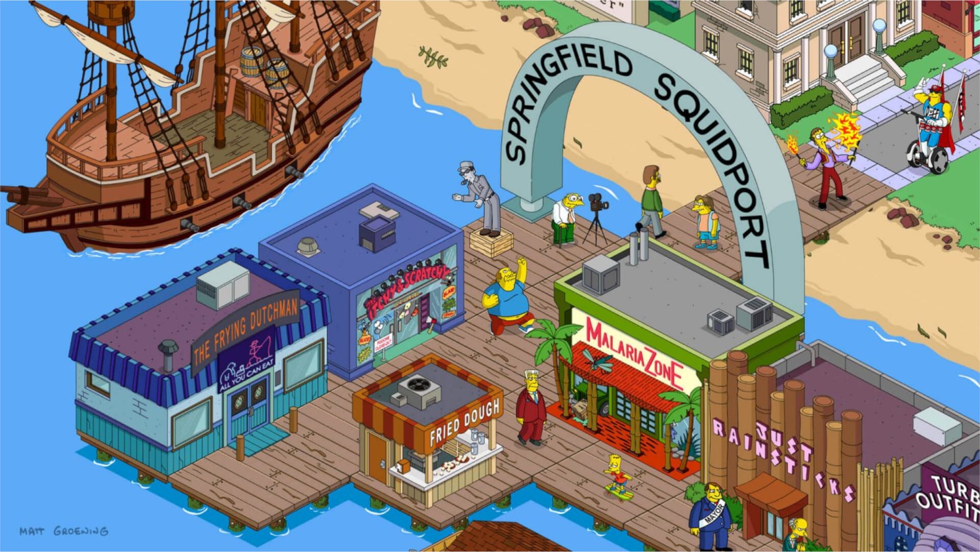 The Simpsons: Tapped Out, de Electronic Arts.