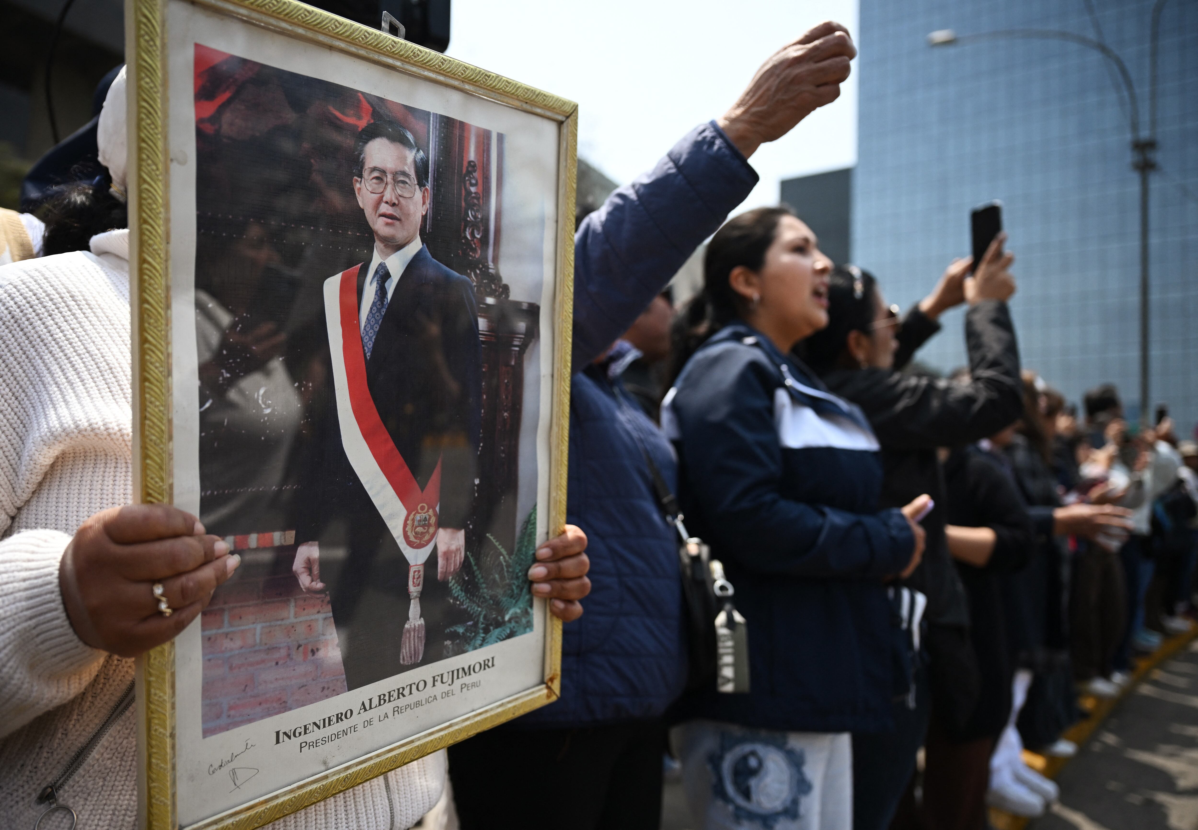 Velorio de Alberto Fujimori en el Ministerio de la Cultura