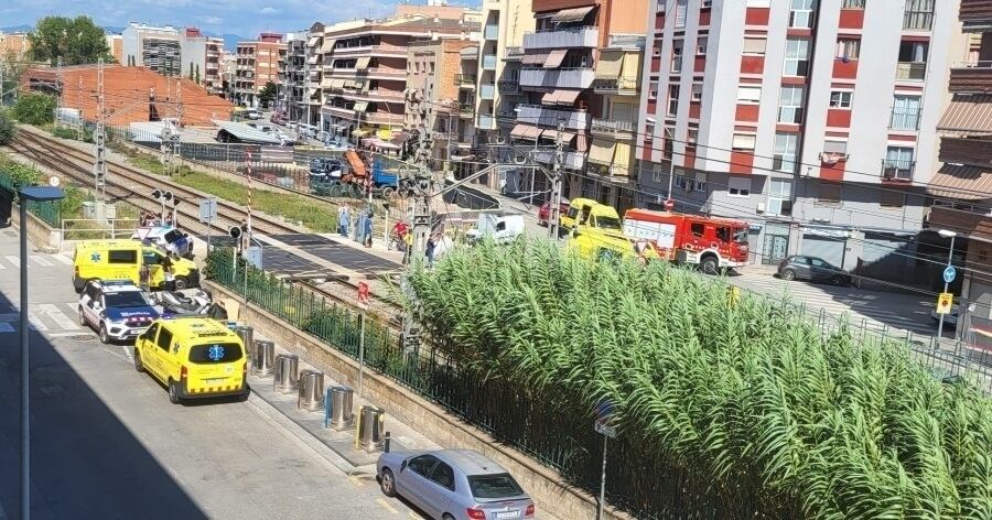 Imagen del lugar del accidente. (Ayuntamiento de Montcada/Europa Press)