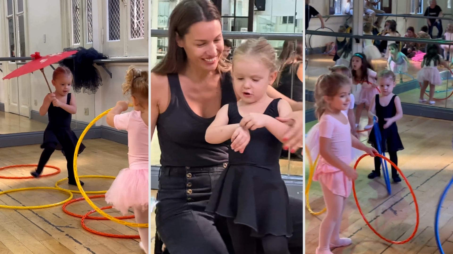 Ana García Moritán empezó clases de mini ballet