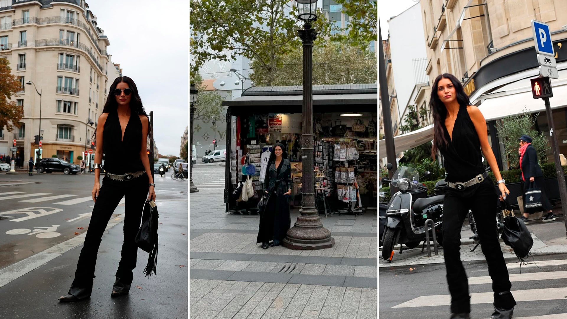 Zaira Nara en la fashion week de Paris