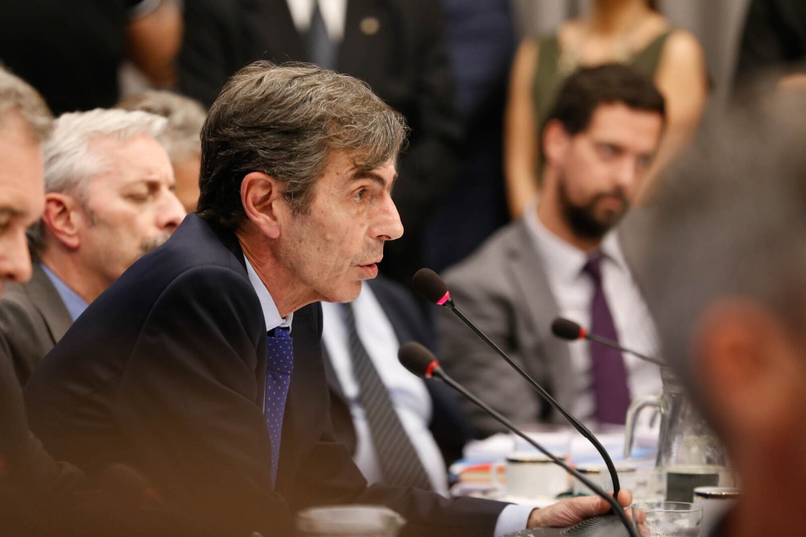 El secretario de Energía, Eduardo Rodríguez Chirillo, en una presentación en el Congreso