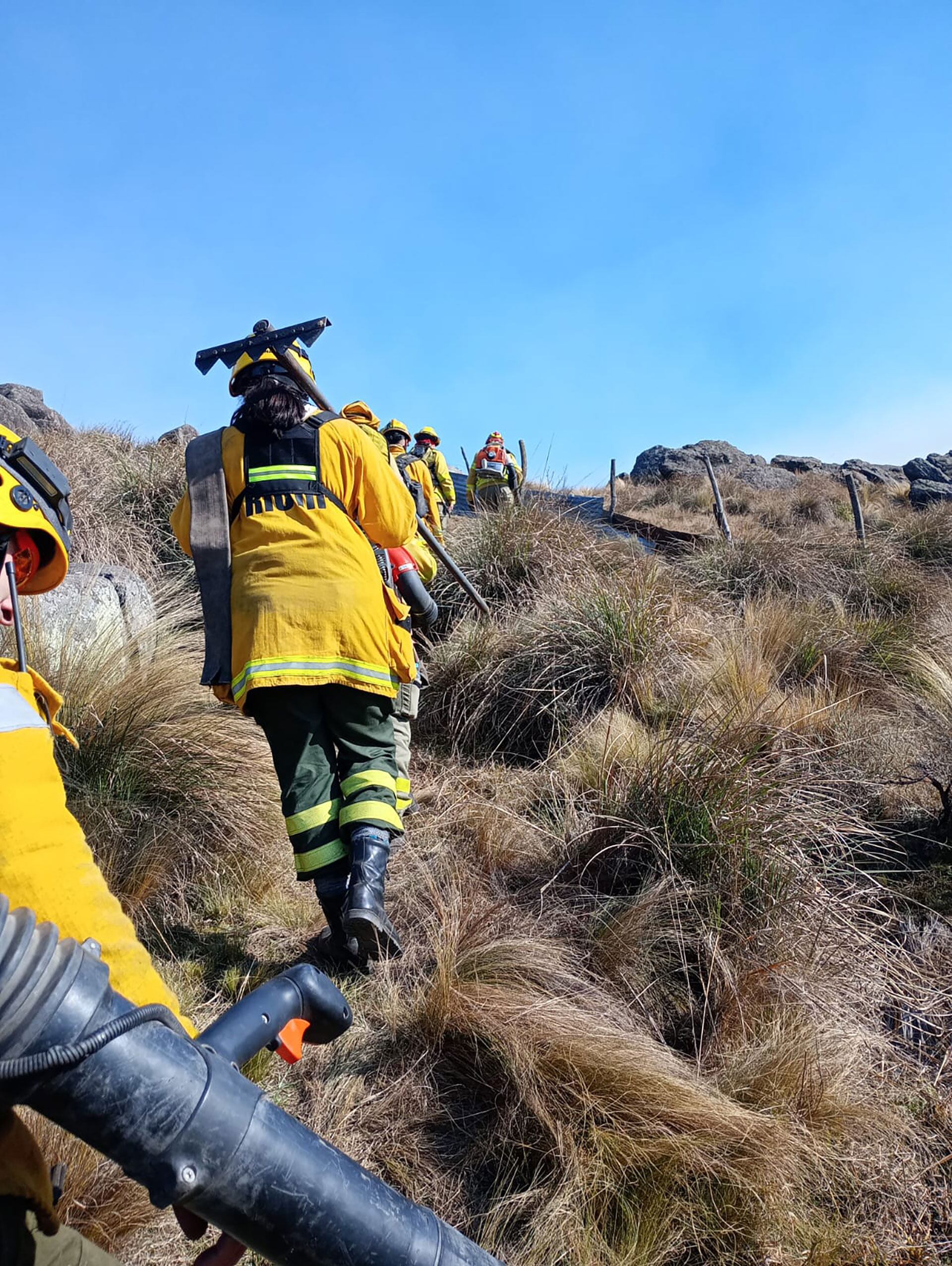 bomberos rescataron a Encendedor