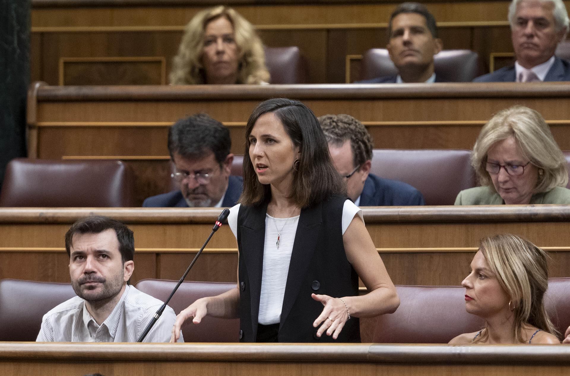 Podemos defiende esta semana en el Congreso una reforma de la Ley del solo sí es sí para evitar el pago como atenuante