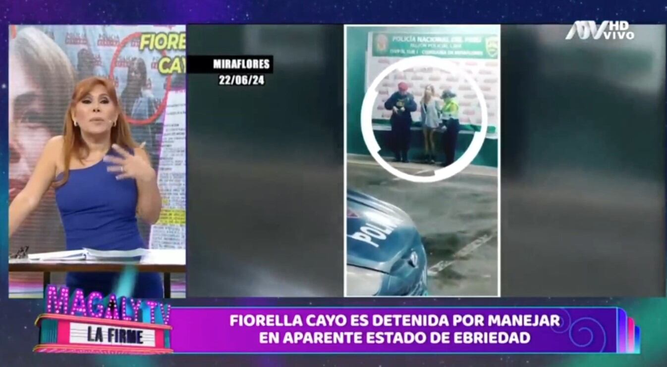 Magaly Medina aplaude revocación de licencia a Fiorella Cayo y critica falta de disculpas: "Solo hizo su jugo antiresaca". (Captura: Magaly TV La Firme)