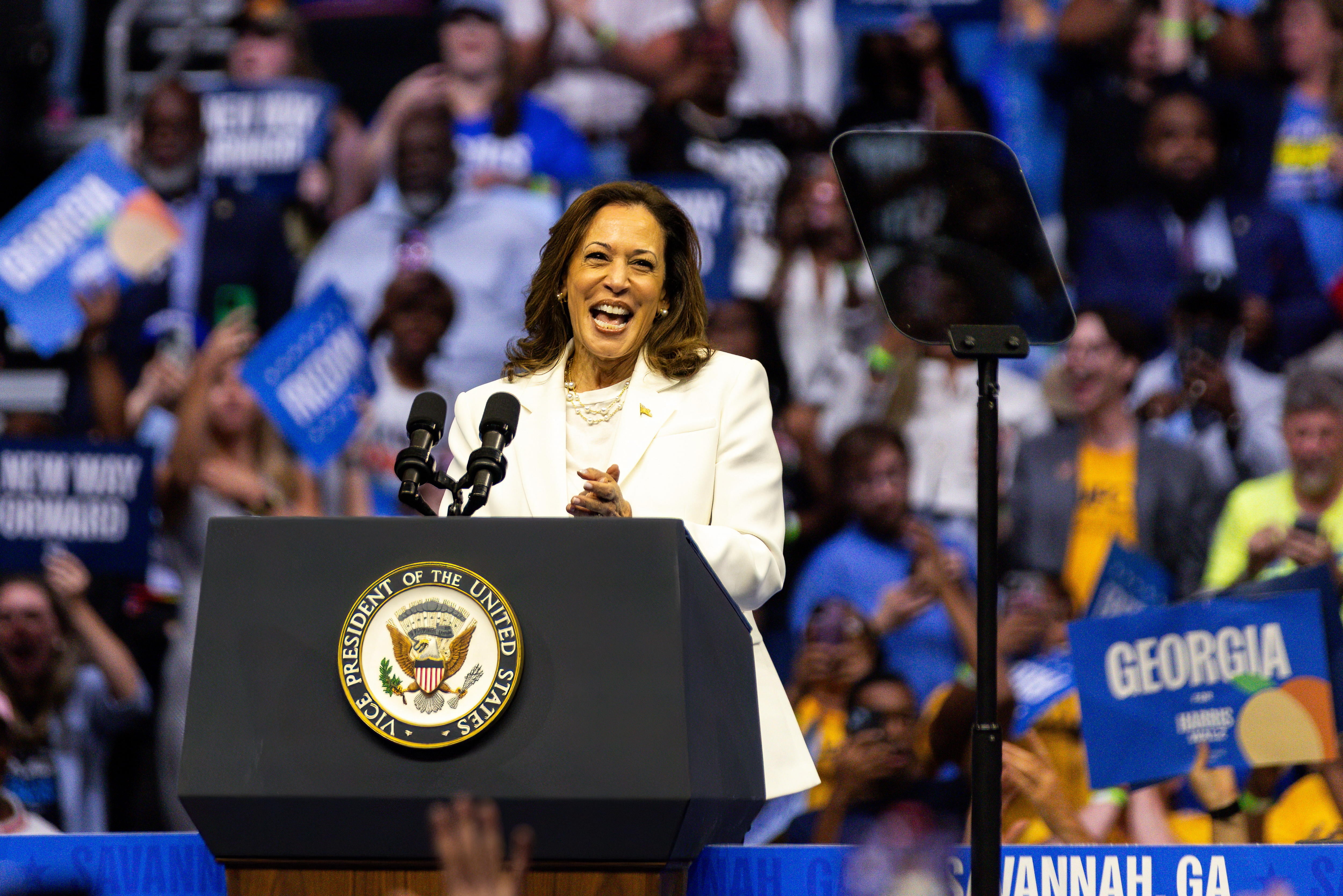 Kamala Harris, candidata a presidente por el Partido Demócrata