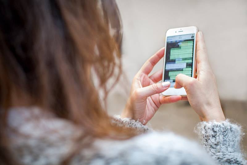 Chat de WhatsApp. (Getty Images)