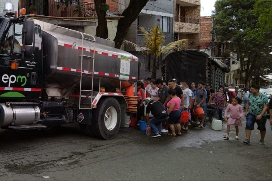 Corte de agua en Medellín y el Valle de Aburrá