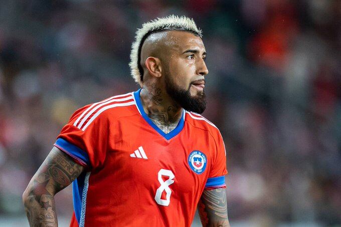 Arturo Vidal, leyenda de Chile. - Crédito: AFP