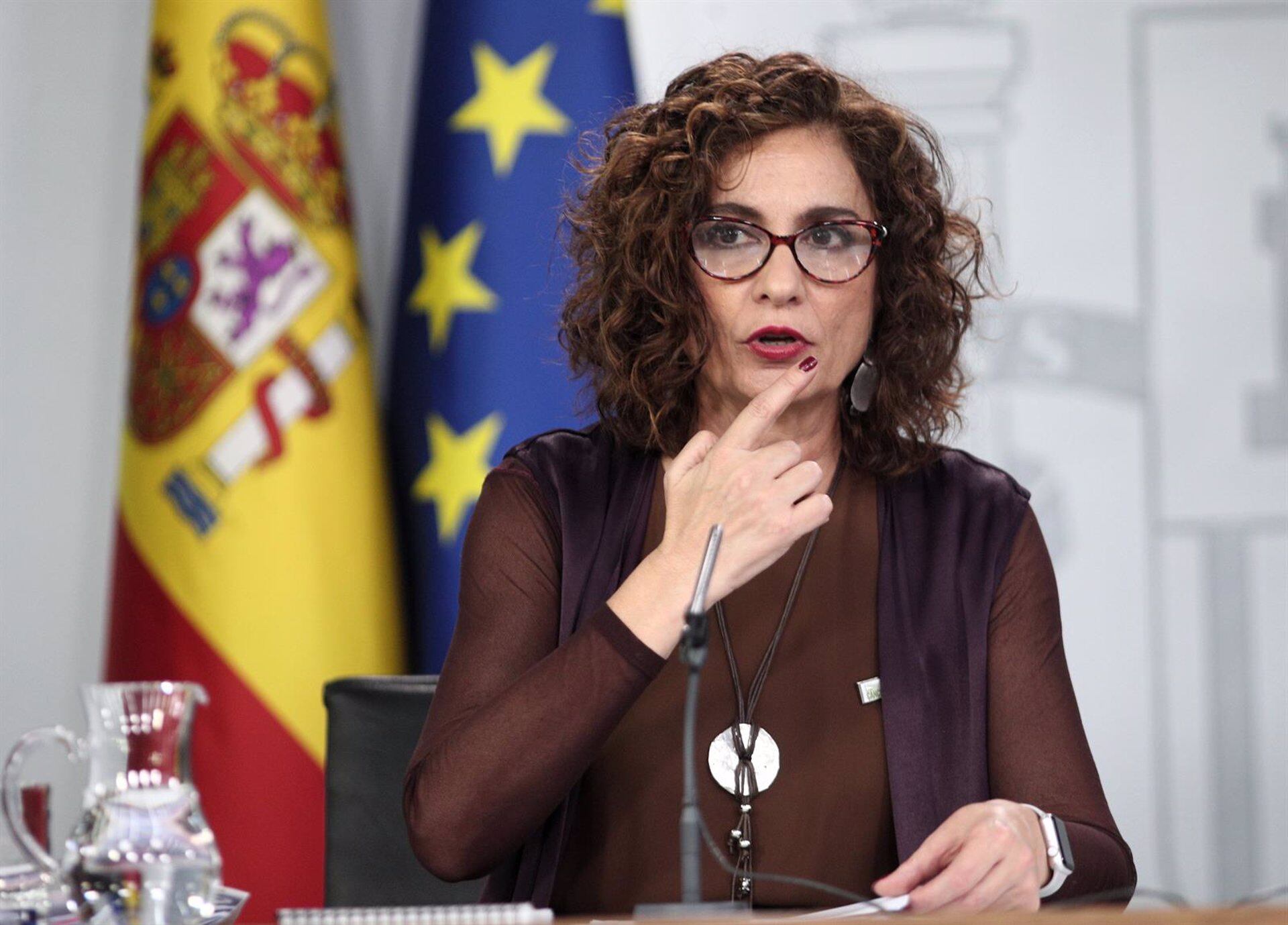 La ministra de Hacienda y vicepresidenta del Gobierno, María Jesús Montero (Eduardo Parra / Europa Press)
