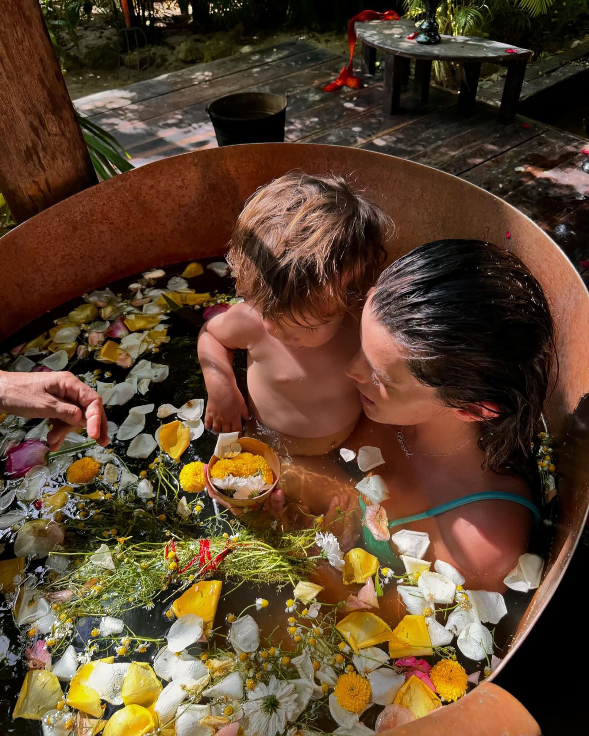 Calu Rivero Baño ritual