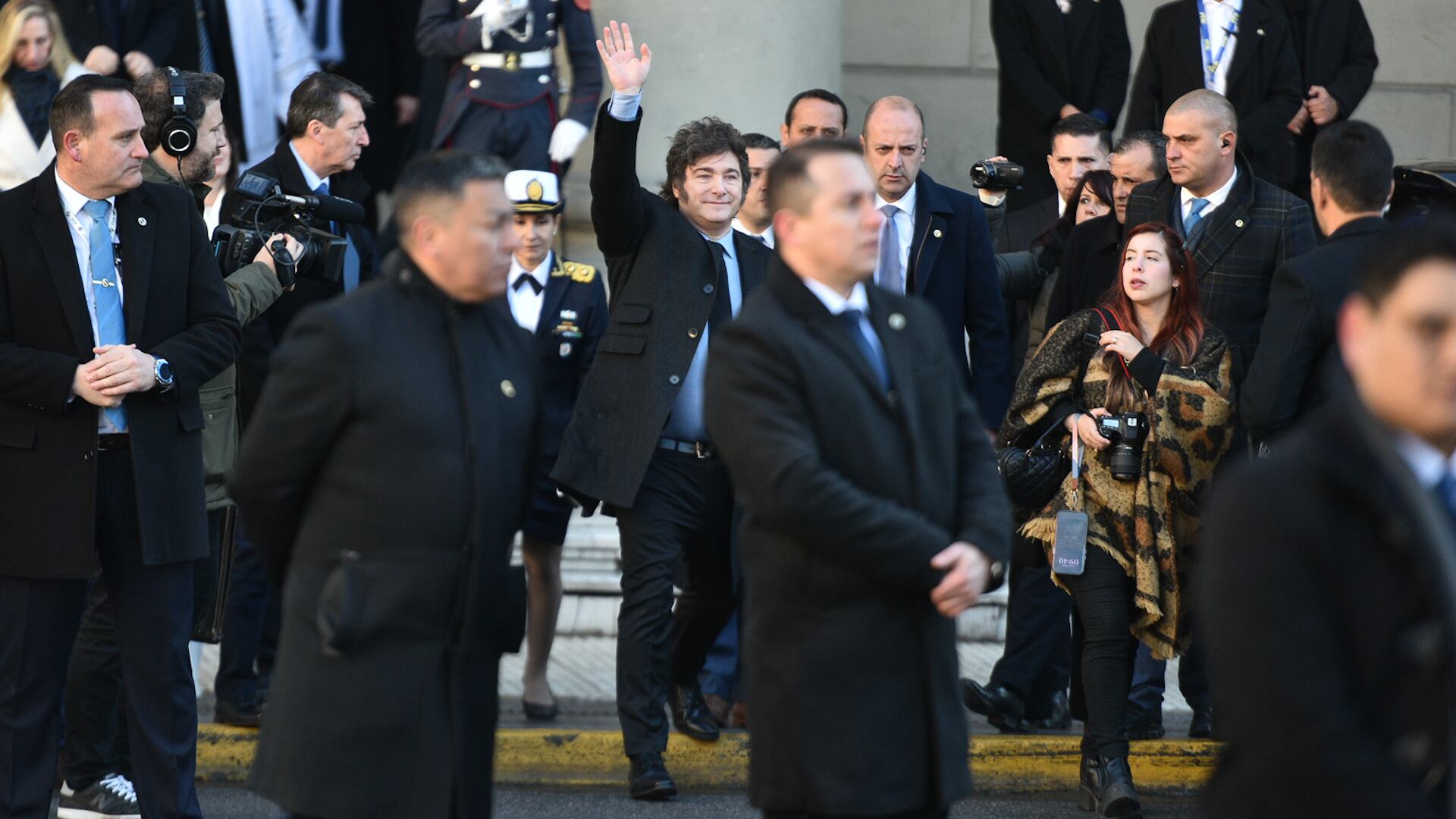 Tedeum 9 de Julio en la Catedral Metropolitana - Salida de Milei