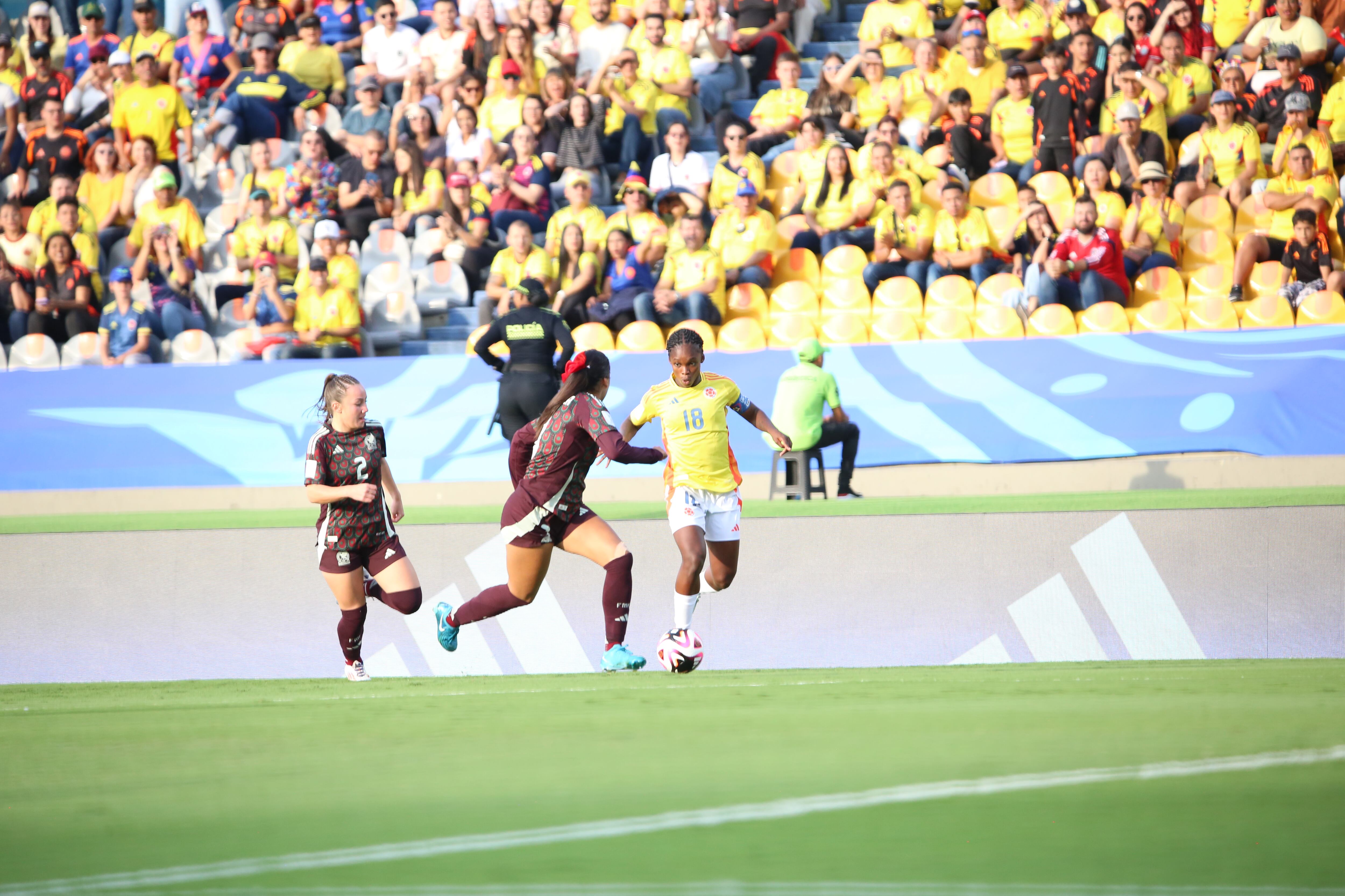 Colombia y México disputaron el liderato del Grupo A en el último partido de la fase de grupos del Mundial Femenino Sub-20 - crédito Federación Colombiana de Fútbol