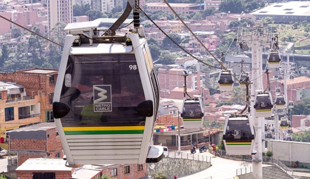 Metrocable de Medellín-Antioquia-Colombia