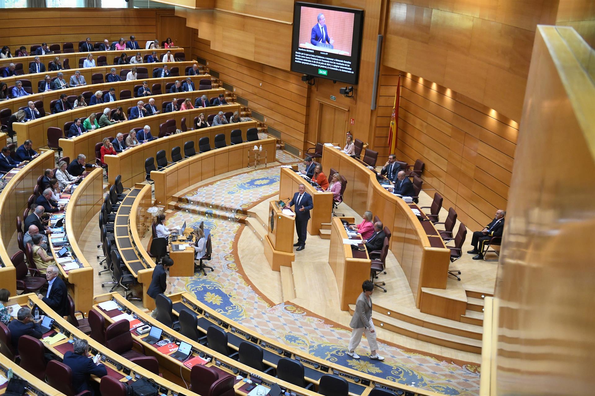 Machado agradece al Senado español que se haya 