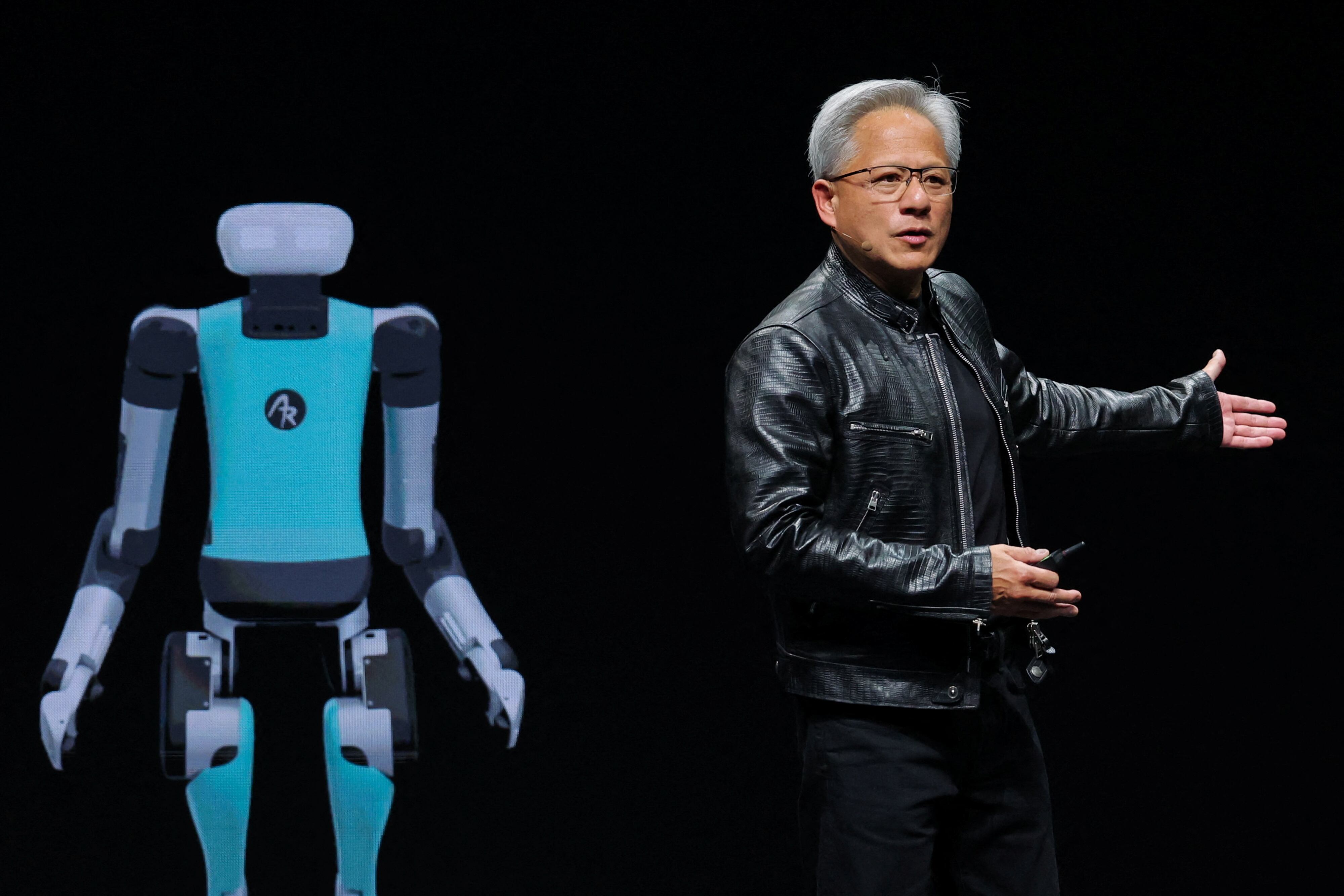 Jensen Huang, cofundador y CEO de Nvidia, durante una feria Tech en Taipei, la capital de Taiwán
REUTERS/Ann Wang