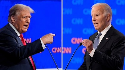 Los tensos cruces entre Joe Biden y Donald Trump durante el debate presidencial