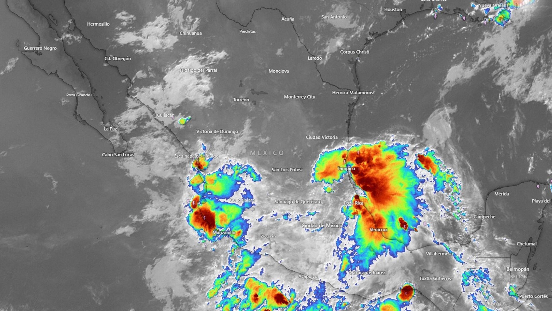 Mapa del clima en méxico para este miércoles 10 de julio 2024