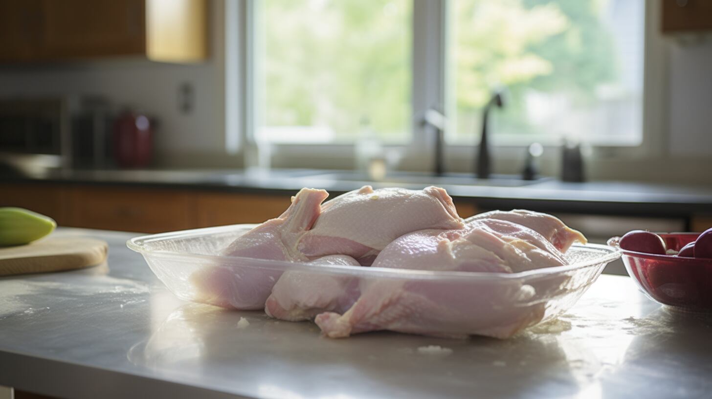 Imagen de pollo crudo, reflejando la creciente preocupación por el aumento de precios y su impacto en la nutrición y la salud de los consumidores. (Imagen ilustrativa Infobae)