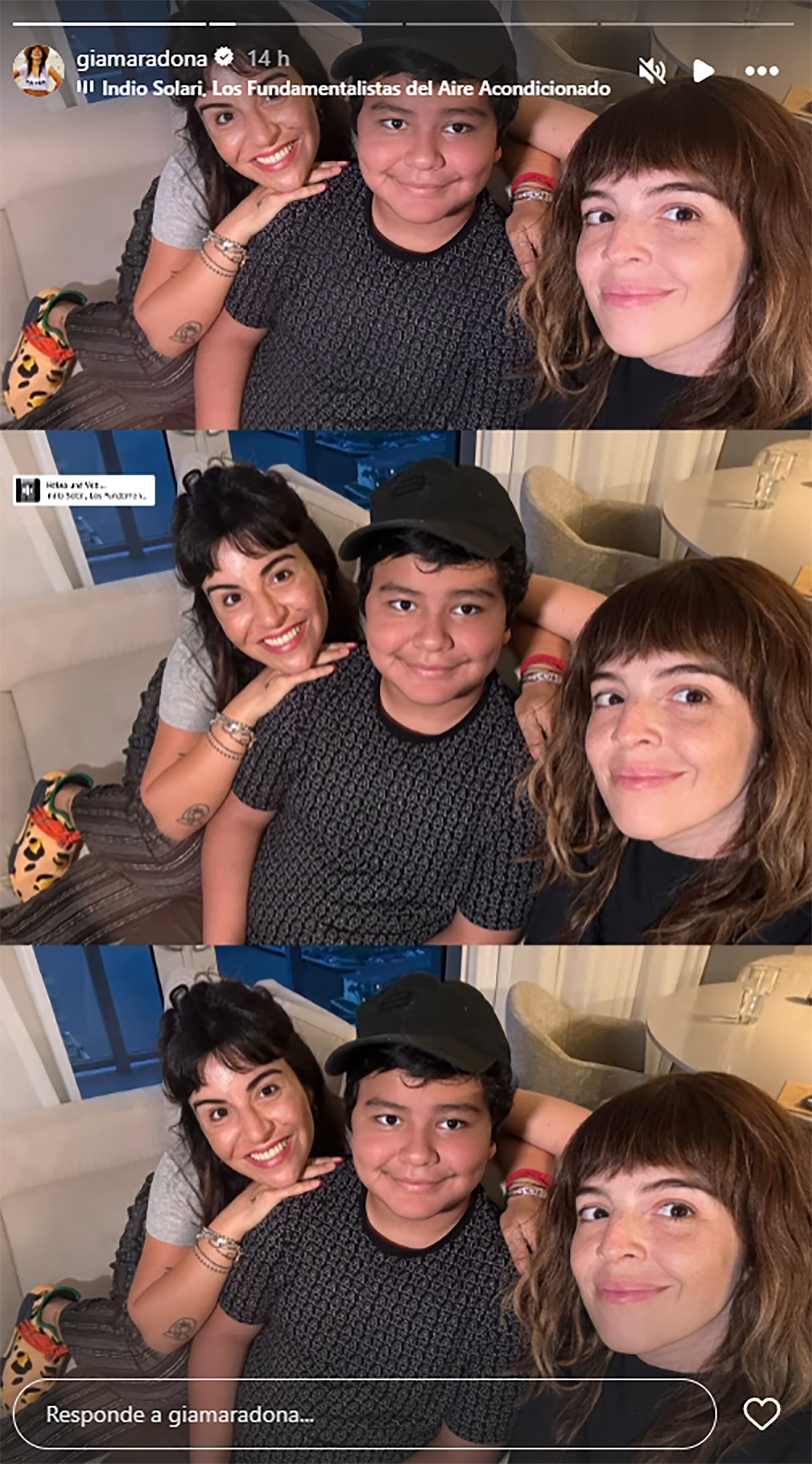 El reencuentro de Dieguito Fernando con sus hermanas